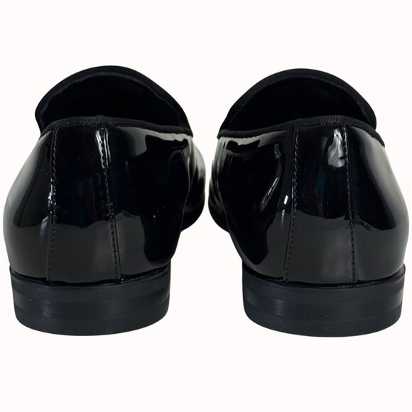 JF Ferrar Black Patent Leather Shoes Size 8.5 Slip On Dress Tuxedo Formal Luxury main image 10